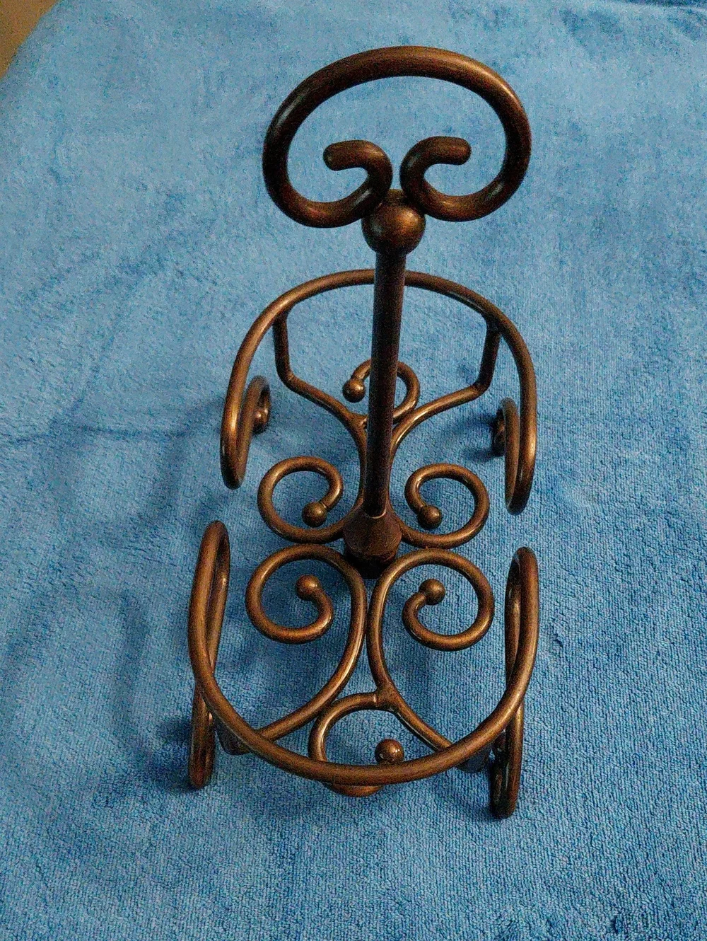 Princess House Fantasia Metal Caddy/ Cruet Holder Item #2593